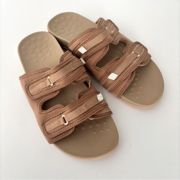 Vionic Shoes - Vionic Rest Sarah Adjustable Slide Sandals Orthotic Arch Support Rose Women’s 12